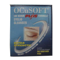 Ocusoft Eyelid Scrub Pre-Moistened Pads Plus - 30 / Box